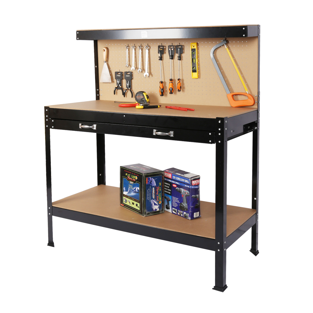 Workshop Tools Bench - Banco da Lavoro in Acciaio con