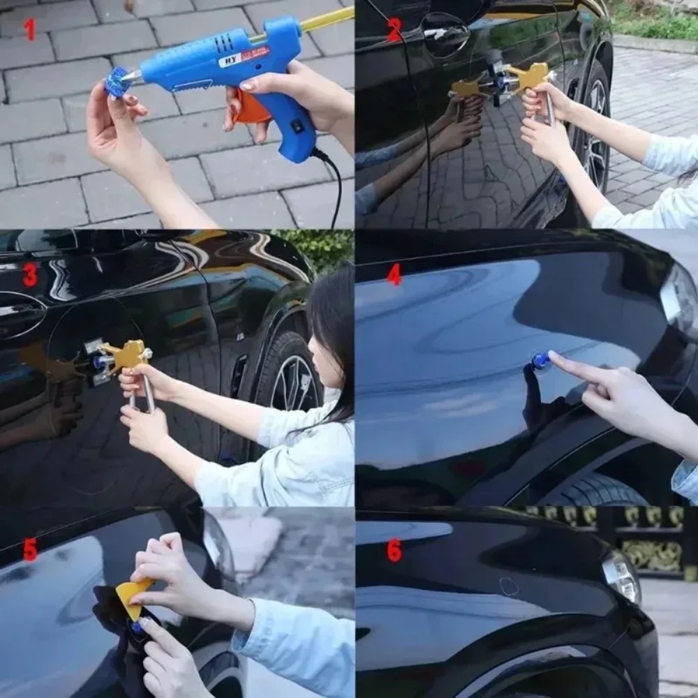 Car Workshop Tools Kit - Kit di Riparazione Ammaccature Auto con