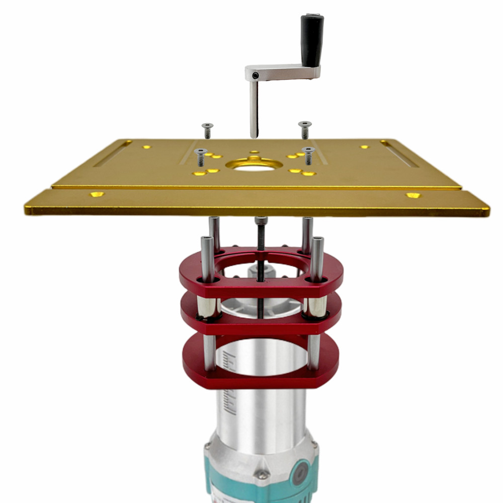 Router Table Insert - Kit di sollevamento per fresa in