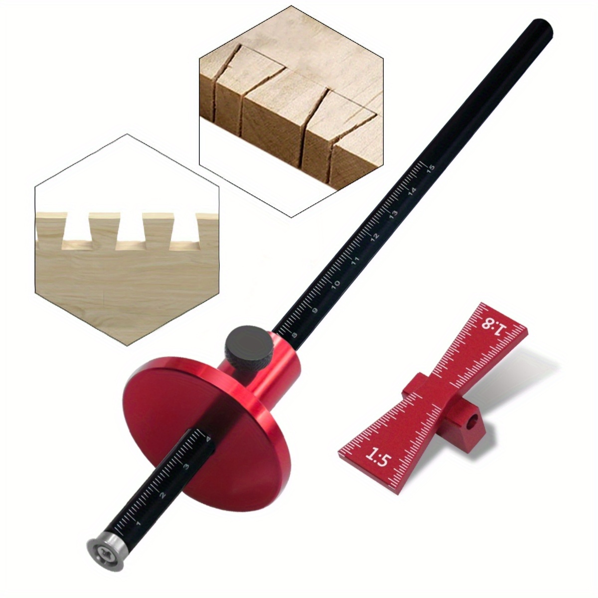 Dovetail Marking Guide - Taglierina per ruota con cuscinetto per