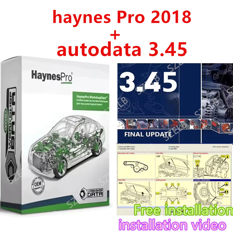 Car Workshop Tools Equipment - Haynes Pro (Vivid2018) e Autodata3.45 Atris-Technik: