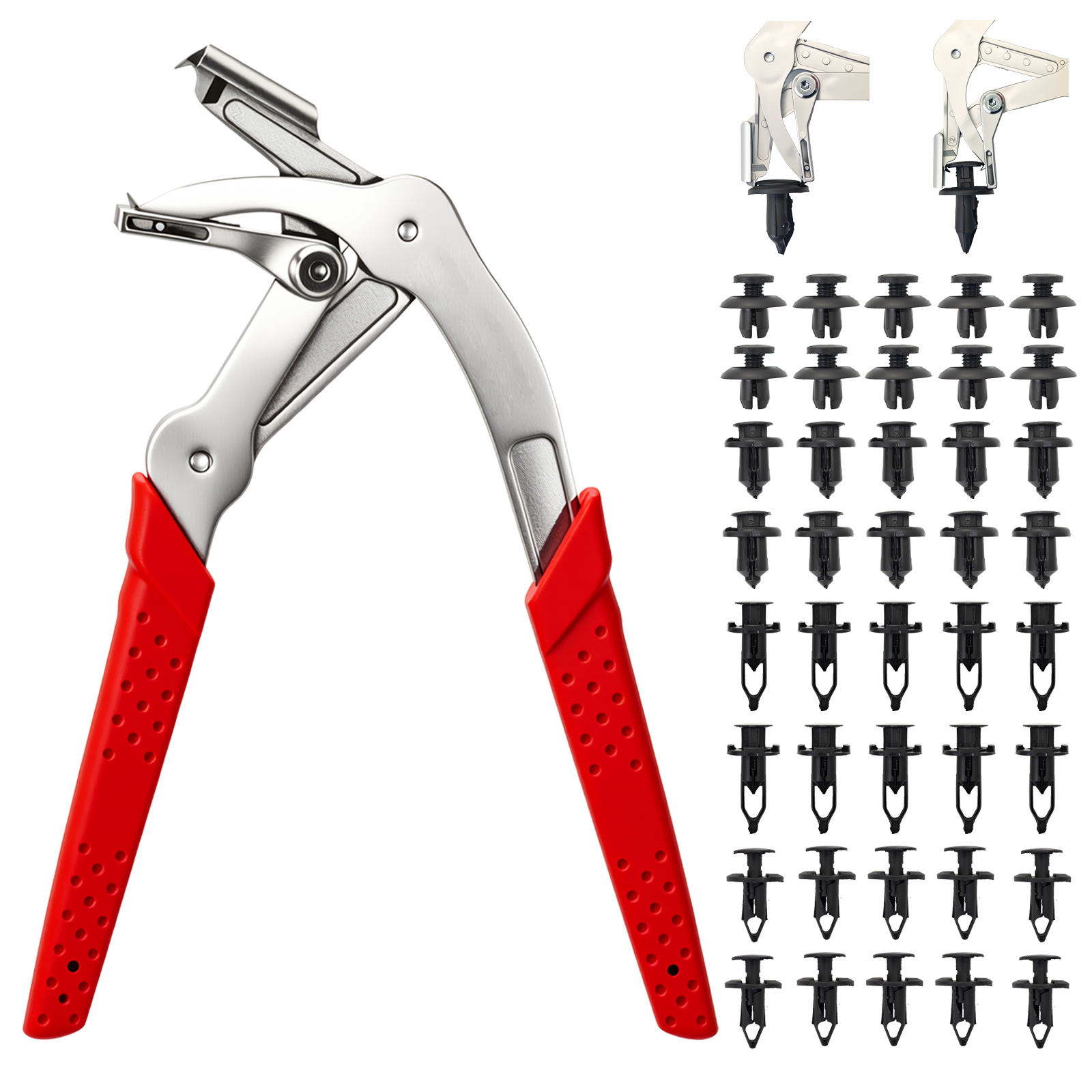 Car Workshop Tools Equipment - Pinze per clip auto con 40
