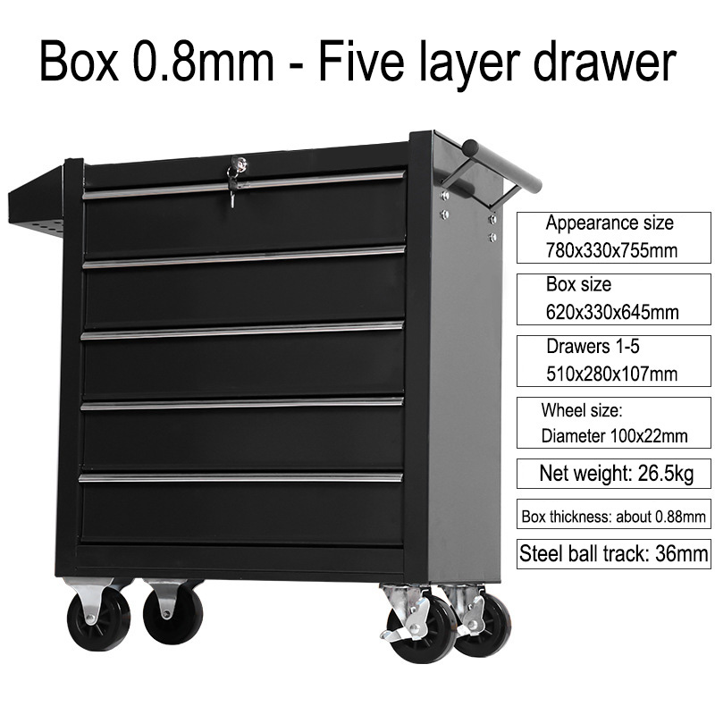 Carrello Portautensili a 5 Cas - Car Workshop Tools Kit recensione e prezzo