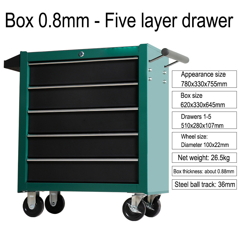 Carrello Portautensili a 5 Cas - Car Workshop Tools Kit recensione e prezzo